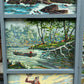 Vintage 1950's Original Paint by Numbers Screen/Room Divider