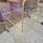 Vintage Lucite Waterfall Rolling Cart/Shelf