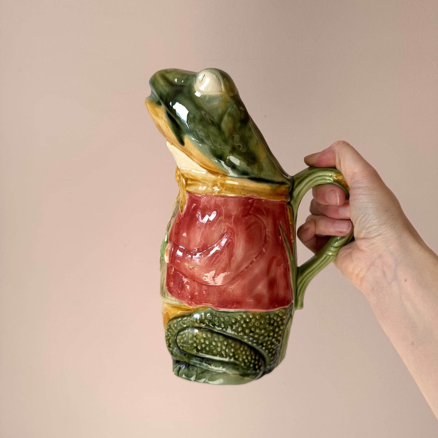 Antique Frog Pitcher by Fives Lille France