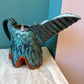 Large Vintage Studio Pottery Pitcher signed Flyn