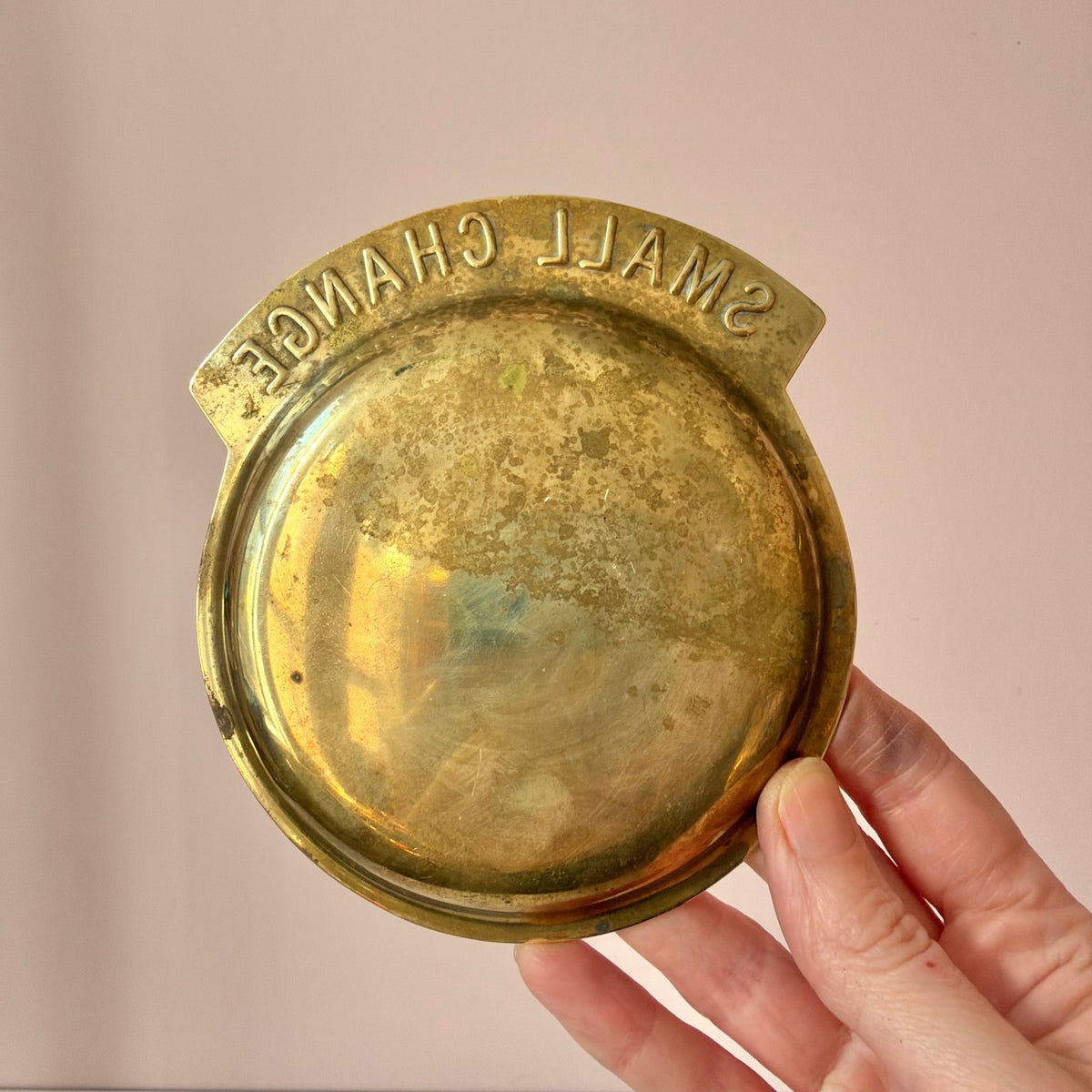 Vintage Brass ‘Small Change’ Catchall Dish