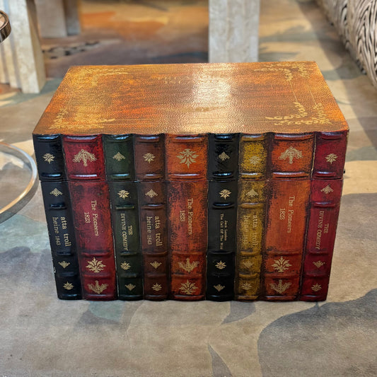 Vintage Maitland Smith Style Book Chest Box