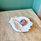 Vintage White Milk Glass Hands Catchall/Soap Dish