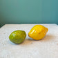 Vintage Paper Mache Lemon and Lime Set