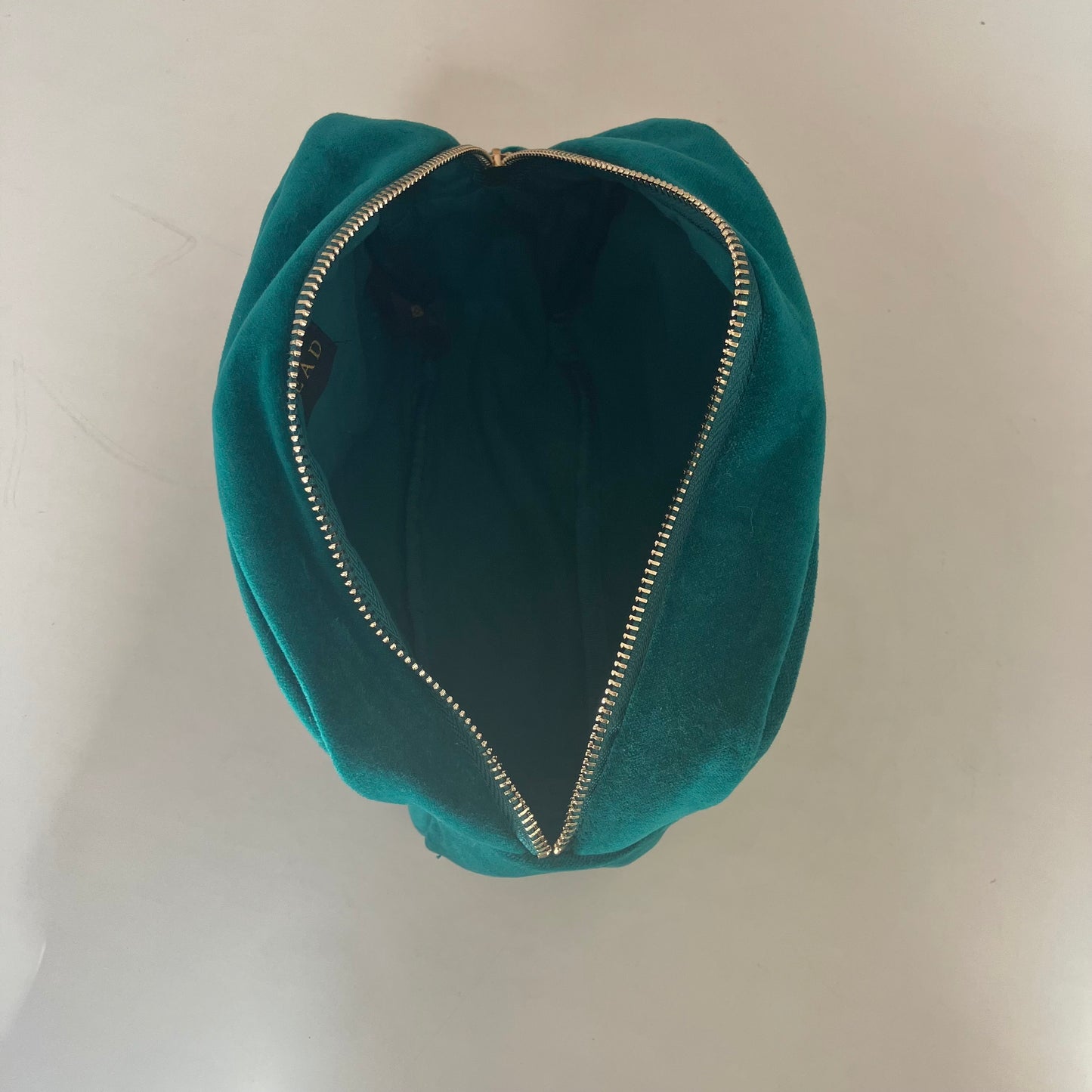 Velvet Embroidered Makeup Bag - Moth