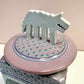 Vintage Post-Modern Ceramic Wolf Cookie Jar by Cunningham Pottery