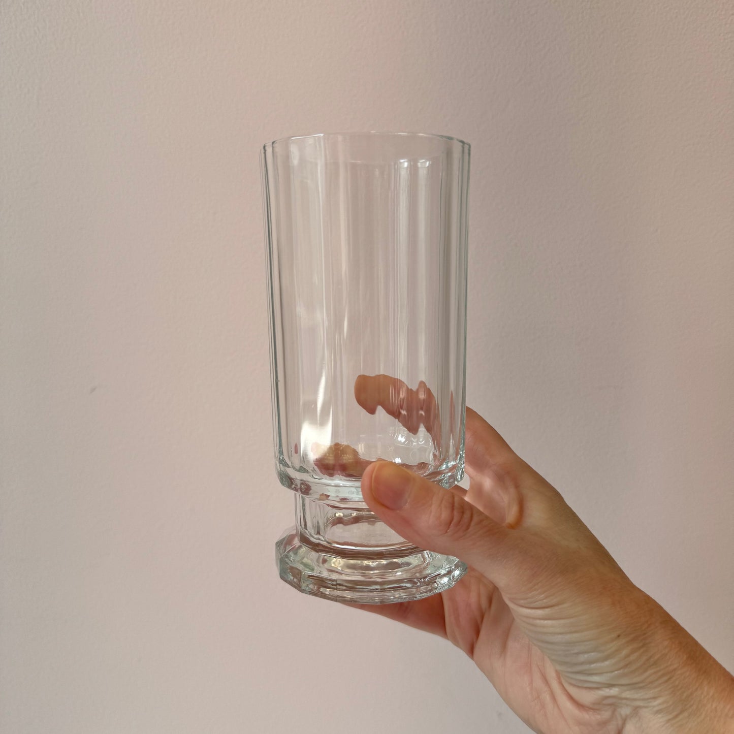 Set of 8 Vintage Dansk Gustav Footed Highball Tumbler Glasses