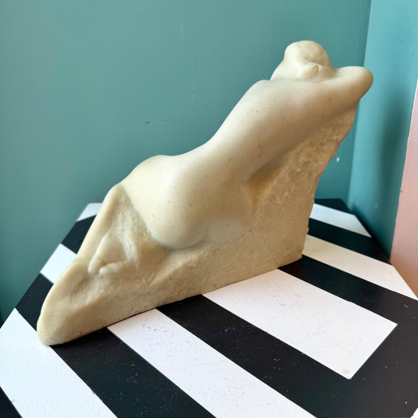 Mid Century Modern ‘The Dreamer’ Cast Resin Reproduction Sculpture by Vincent Glinsky - Signed