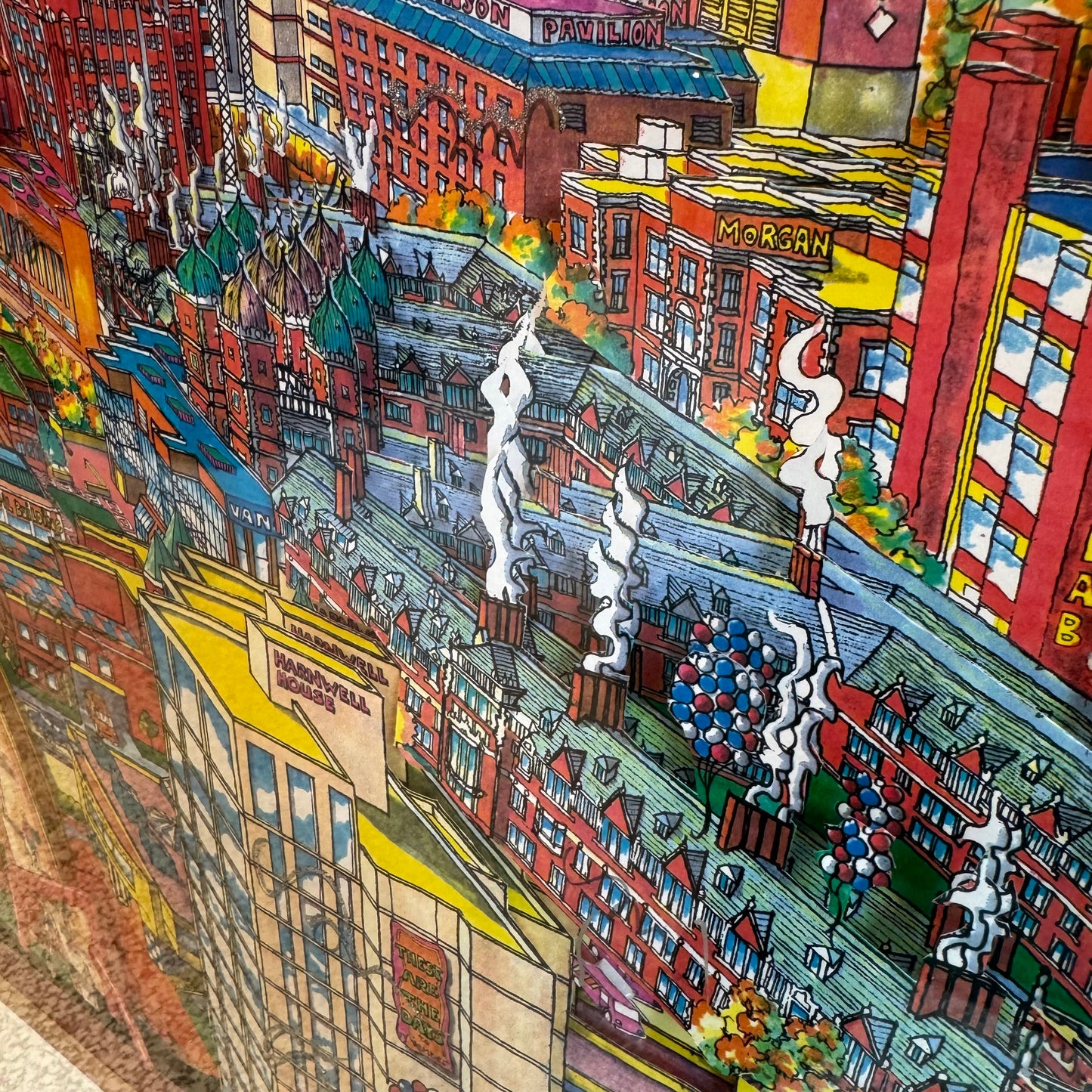 Vintage "University of Pennsylvania" 3D Artwork Signed Numbered Artist Proof by Szynal