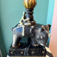 Vintage Raymond Waites for Tyndale Asian Elephant and Rider Table Lamp