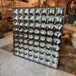 Vintage Turner Space Age Chrome Bubble Mirror