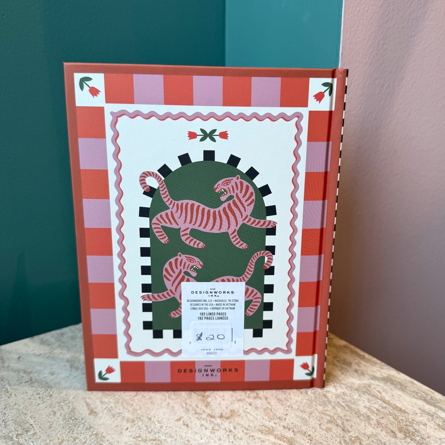 A Dopo Tiger Lined Journal