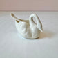 Vintage Porcelain Ceramic Swan with Spoon by Lenox