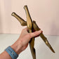 Vintage Large Brass Crocodile Nutcracker