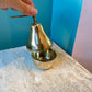 Vintage Brass Pear Trinket Box