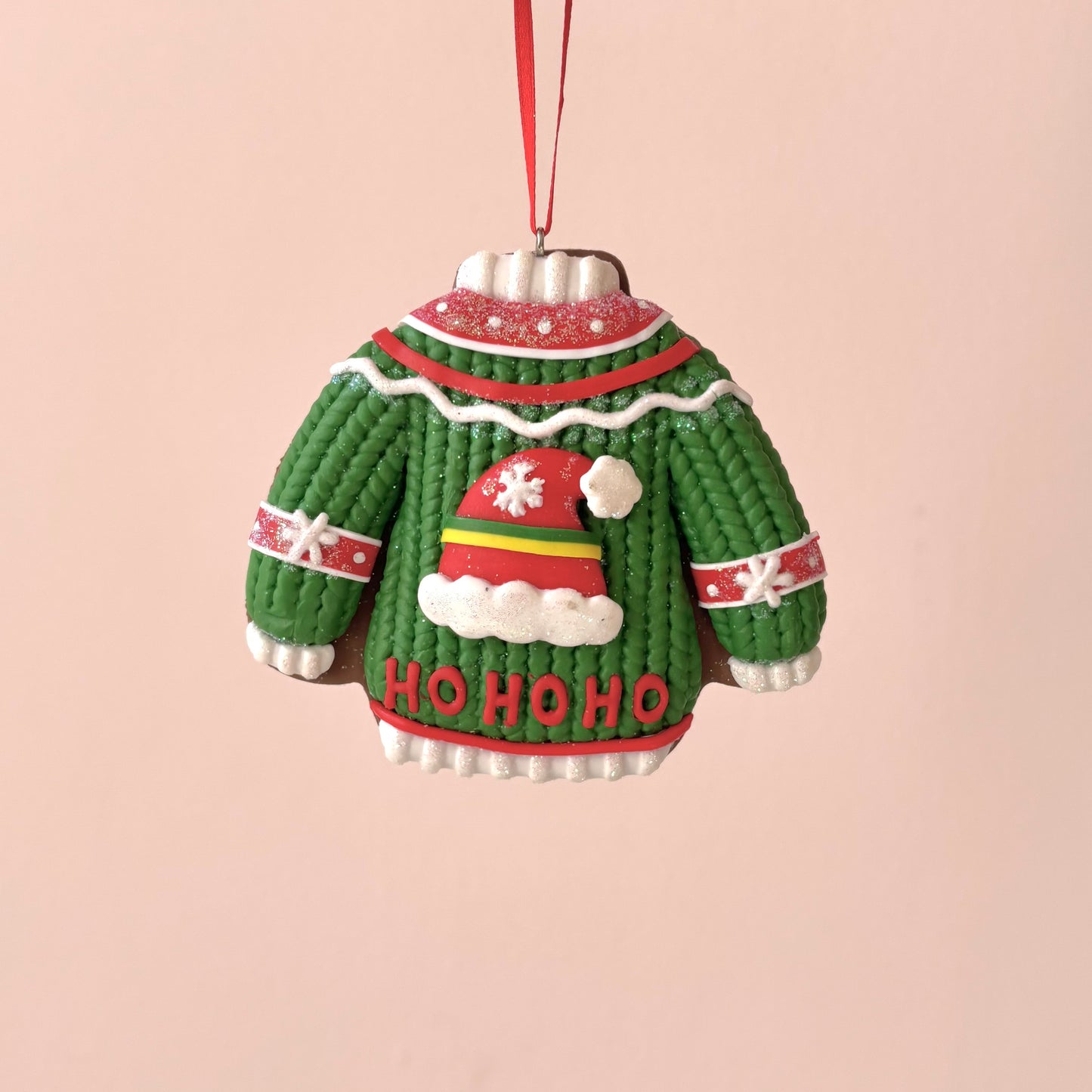 Ugly Sweater Resin Ornament