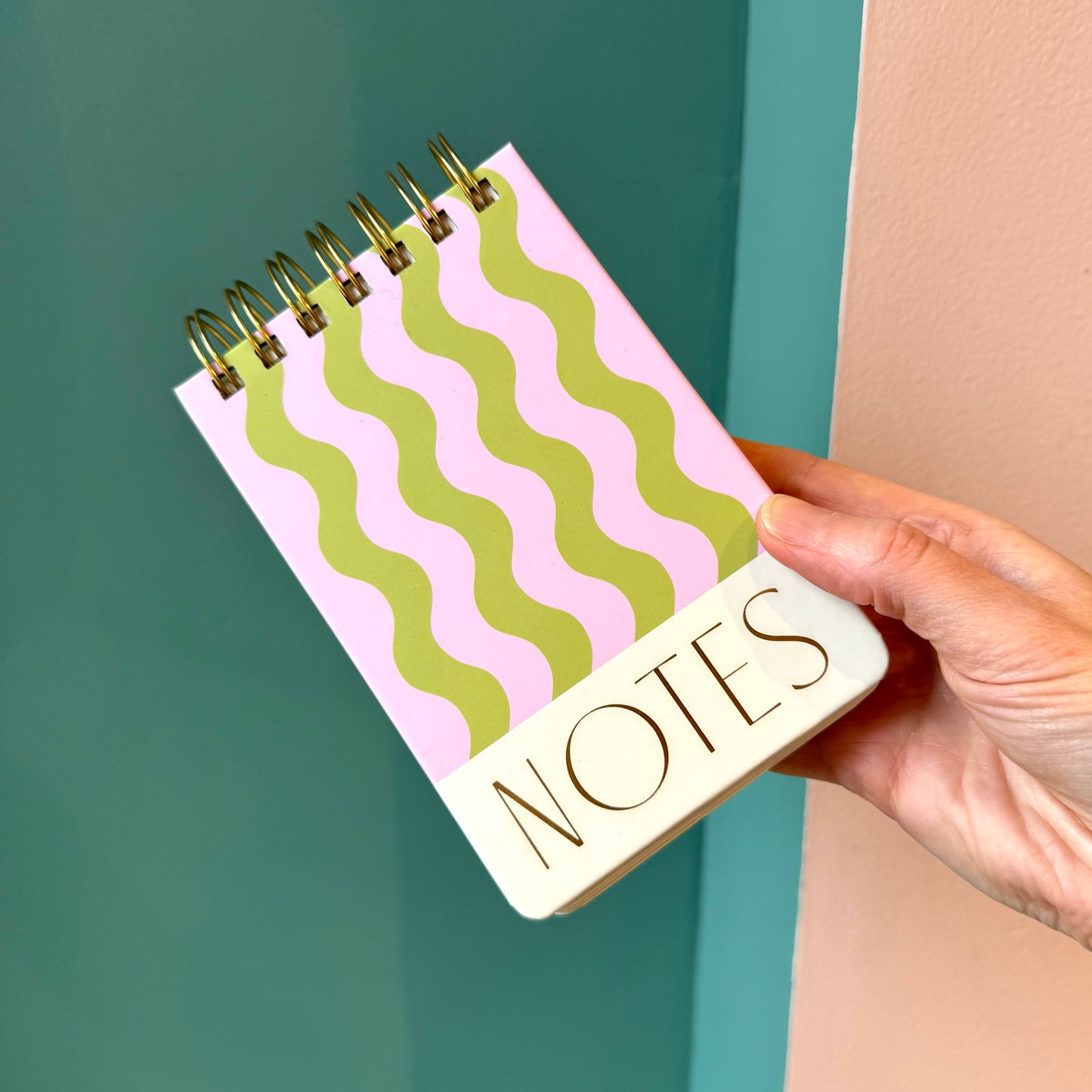 Notes Chunky Notepad - Wavy Stripes