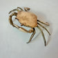 Vintage Brass Crab Ashtray