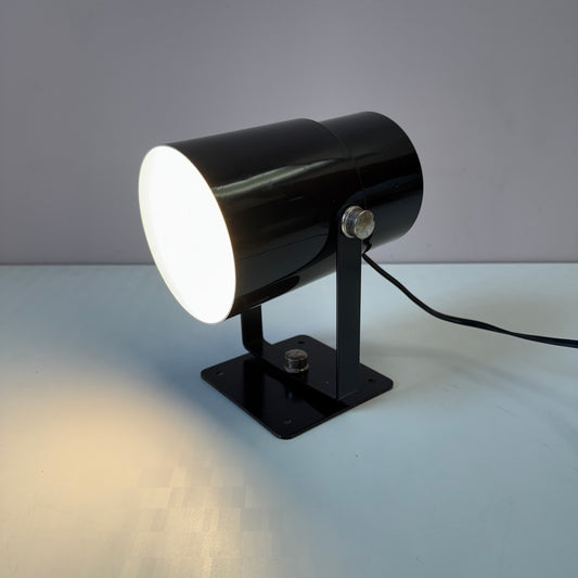 Vintage Black Metal Adjustable Spotlight Lamp