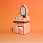 Pink Vanity Dresser Trinket Box