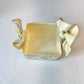 Vintage CT Designs Plastic Ribbon Box with Silver Accents