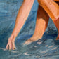 Vintage Original Framed “Bather” Artwork