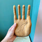 Vintage Decorative Wooden Hand Sculpture