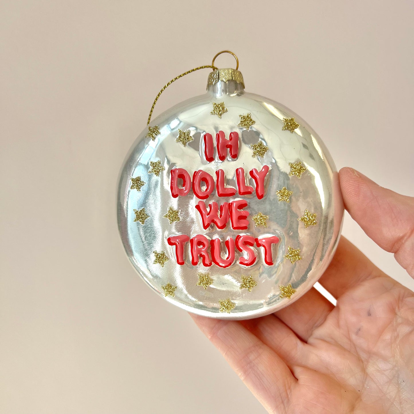 In Dolly We Trust Ornament