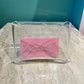 Vintage Lucite Envelope Letter Holder Desk Organizer