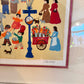 Framed Vintage ‘Park D’Amusement’ Limited Edition Serigraph by Claudine-Signed/Numbered