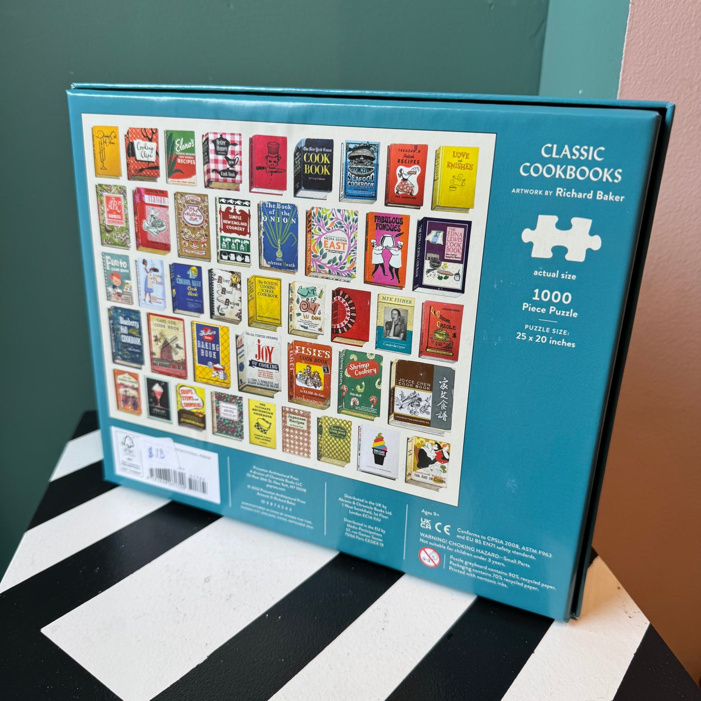 Classic Cookbooks 1000 Piece Puzzle