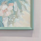Vintage Teal and Blush Floral Framed Artwork