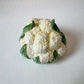 Vintage Italian Vietri Cauliflower Lidded Bowl