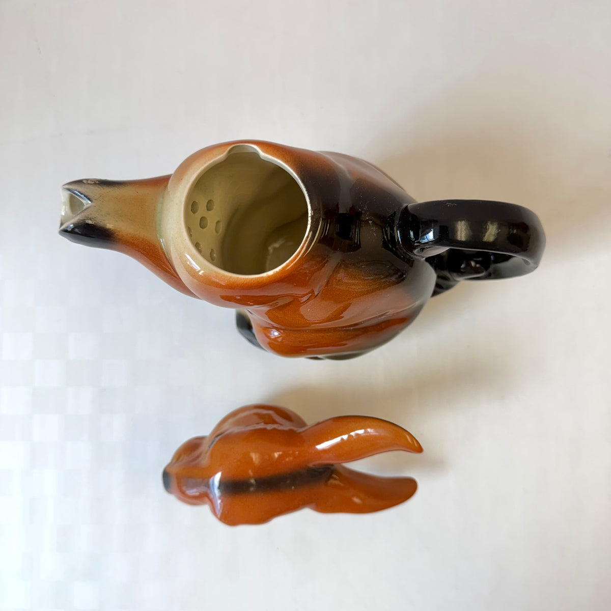 Vintage Ceramic Rabbit Teapot