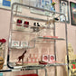DIA Chrome and Glass Nesting Etagere