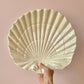 Vintage Opalescent Ceramic Shell Platter Dish