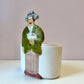 Vintage 1983 “Les Artisans” Man with Cat Ceramic Bowl