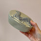 Vintage Folk Art Stoneware Rooster Box