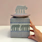 Vintage Post-Modern Ceramic Wolf Cookie Jar by Cunningham Pottery