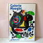 Vintage 1970 Joan Miro "Sculptures' Exhibition Framed Poster