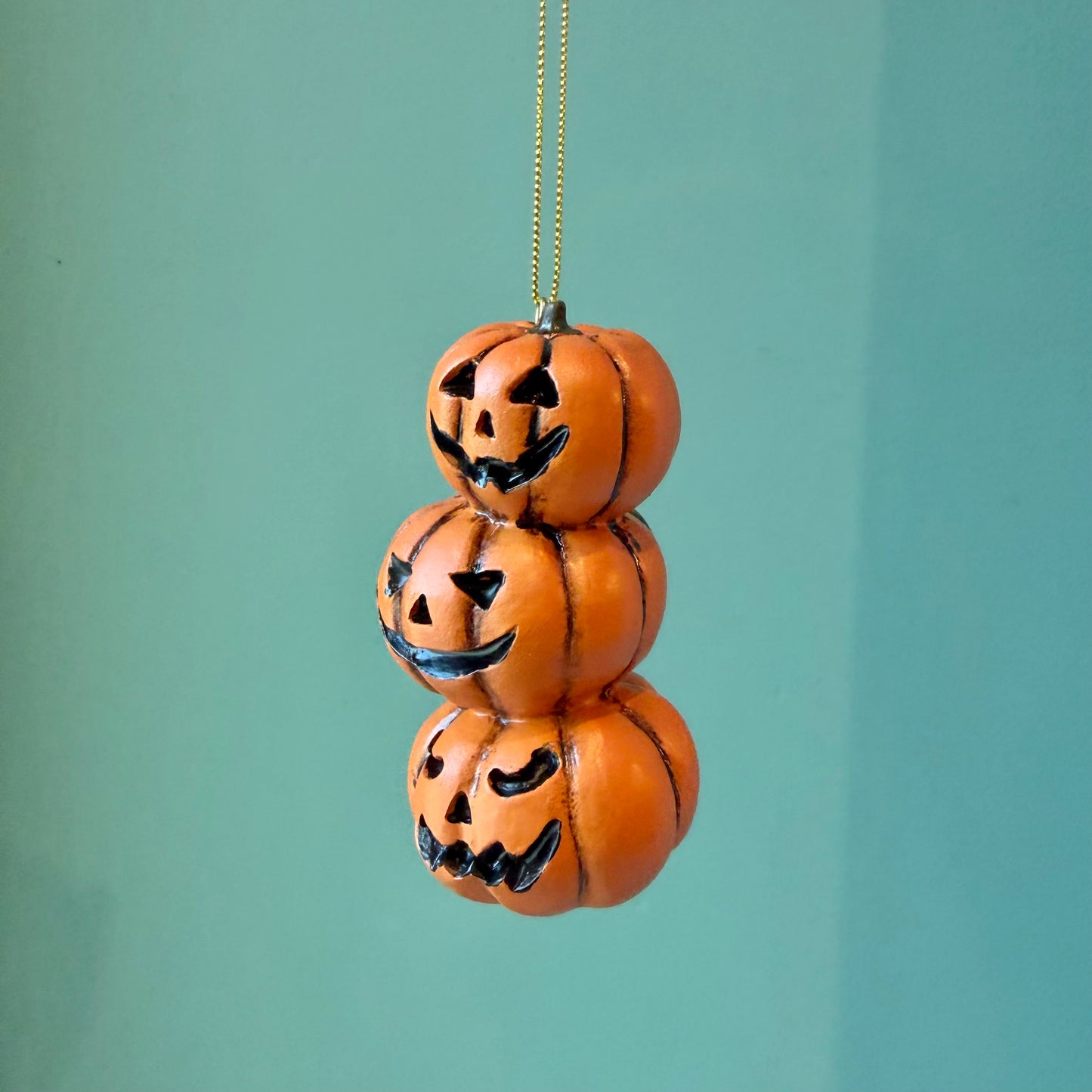 Stack of Jack-o'-Lanterns Pumpkin Ornament