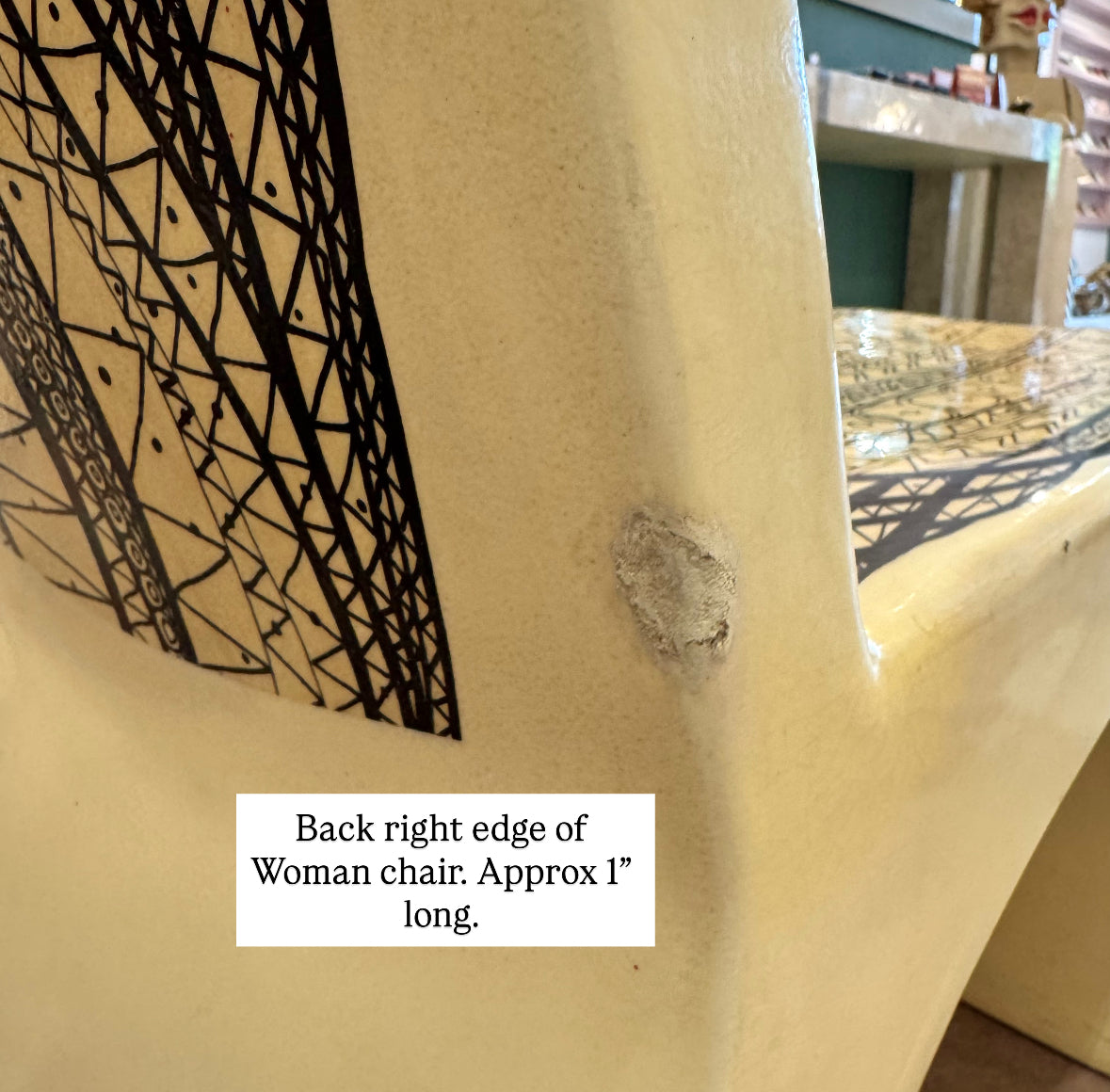 Vintage Pair of Man and Woman Fiberglass "Chairacters" by Altina Schinasi