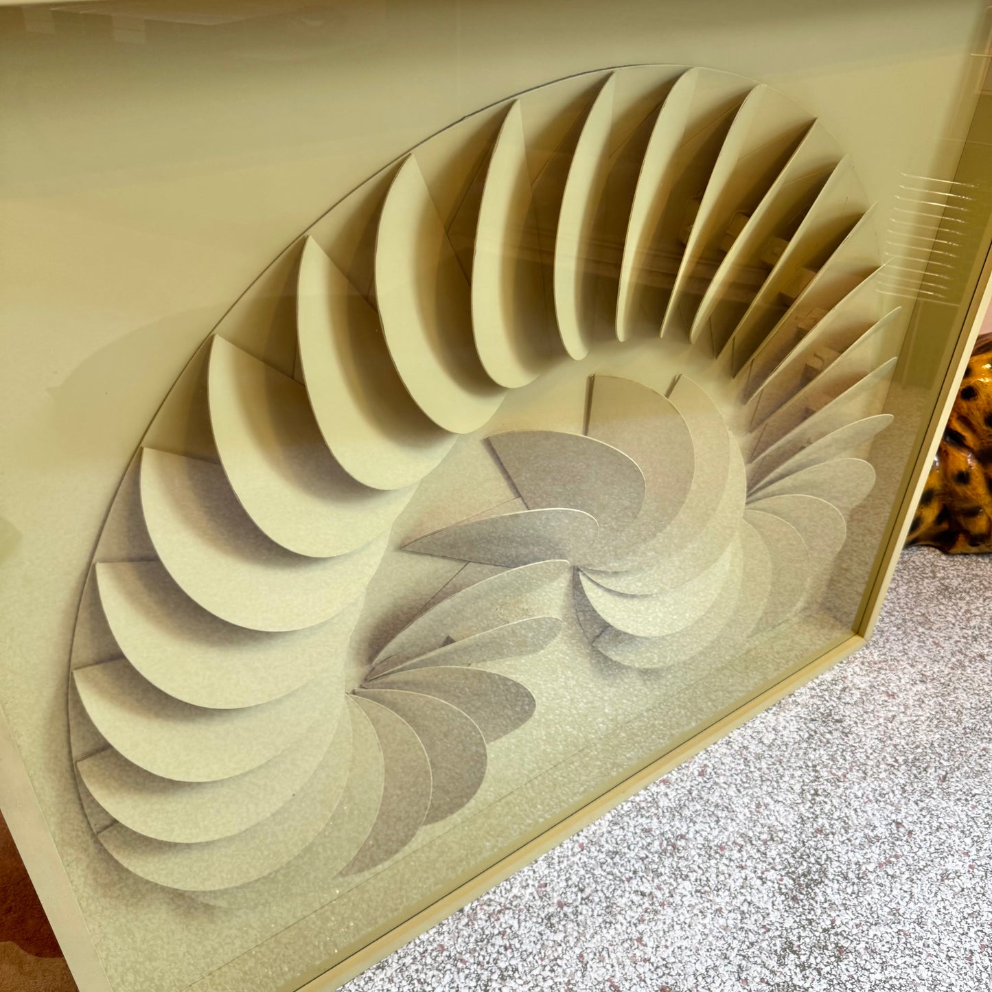 Vintage 1970's Framed 3D Artwork by Stephen L. Winer for Greg Copeland Inc.