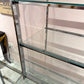 Vintage DIA Style Chrome and Glass Arched Etagere