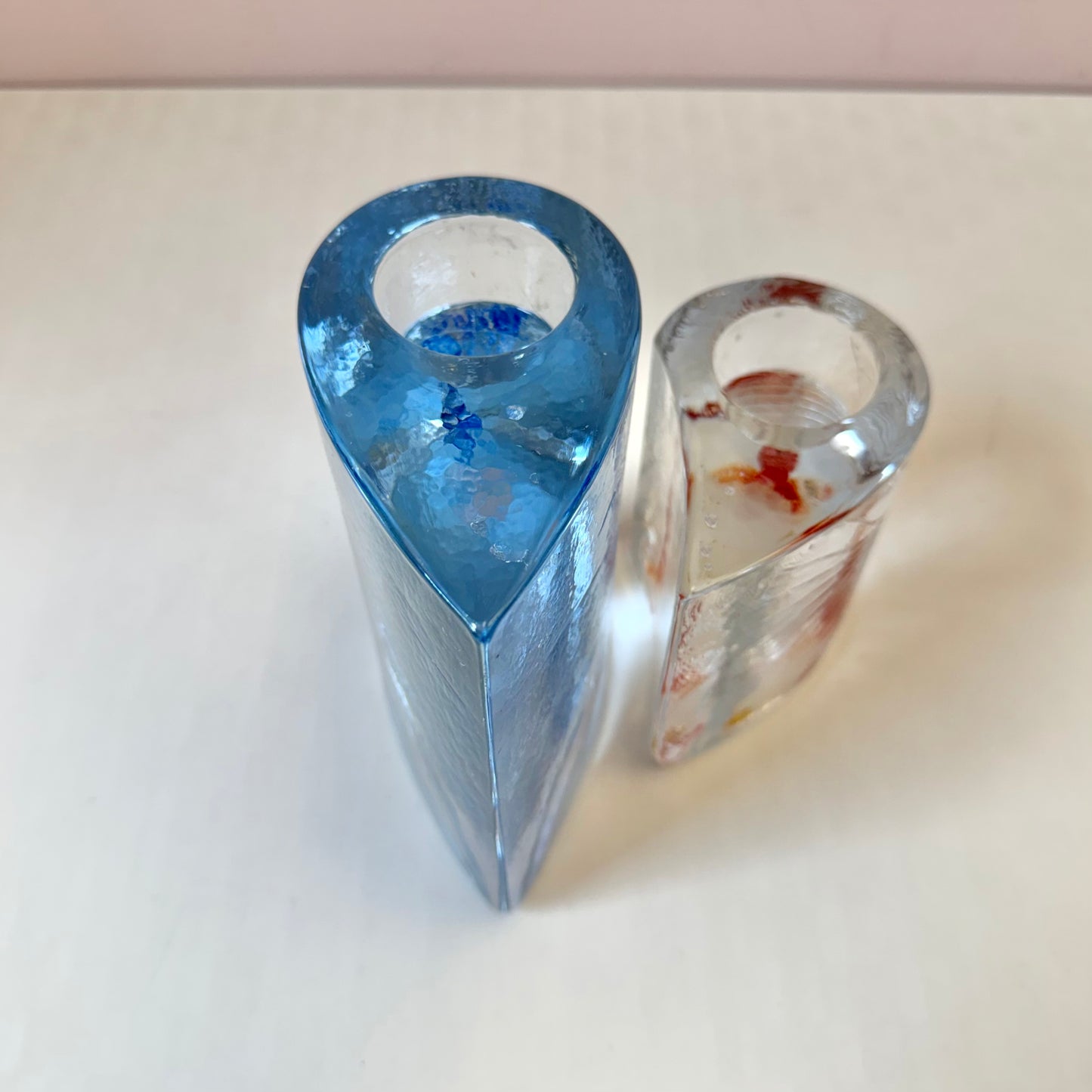 Vintage Kosta Boda 'Two Sweet Hearts' Two-Piece Nesting Set