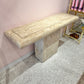 Vintage Maitland Smith Style Tessellated Stone Console Table