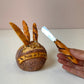 Vintage Set of 4 Spreader Knives in "Pains de France" Bread Loaf Caddy