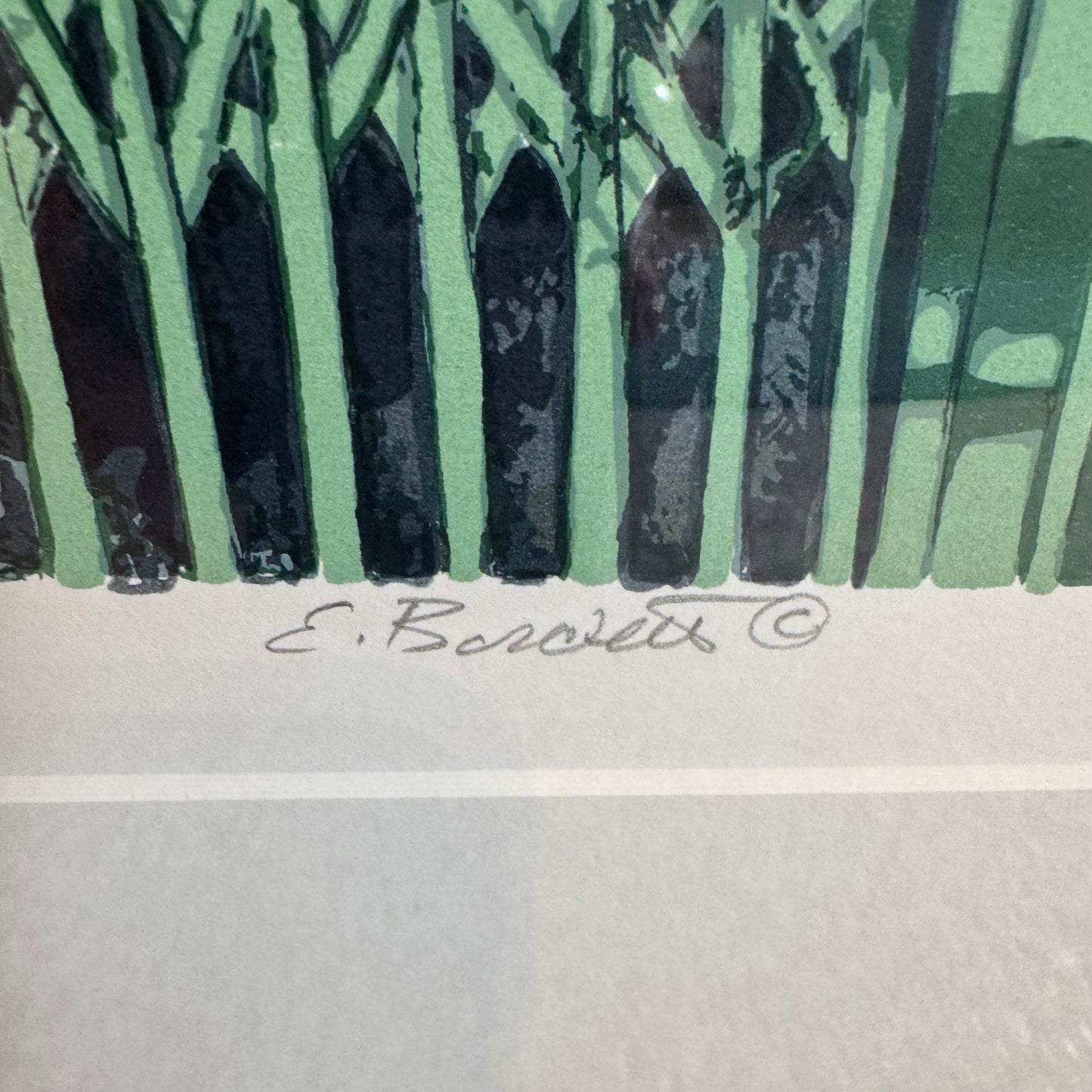 Vintage "Sandwich s" Original Signed and Numbered Screenprint by Ed Bordett