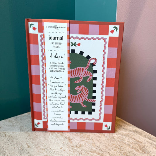 A Dopo Tiger Lined Journal