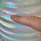 Vintage Opalescent Ribbed Glass Vase